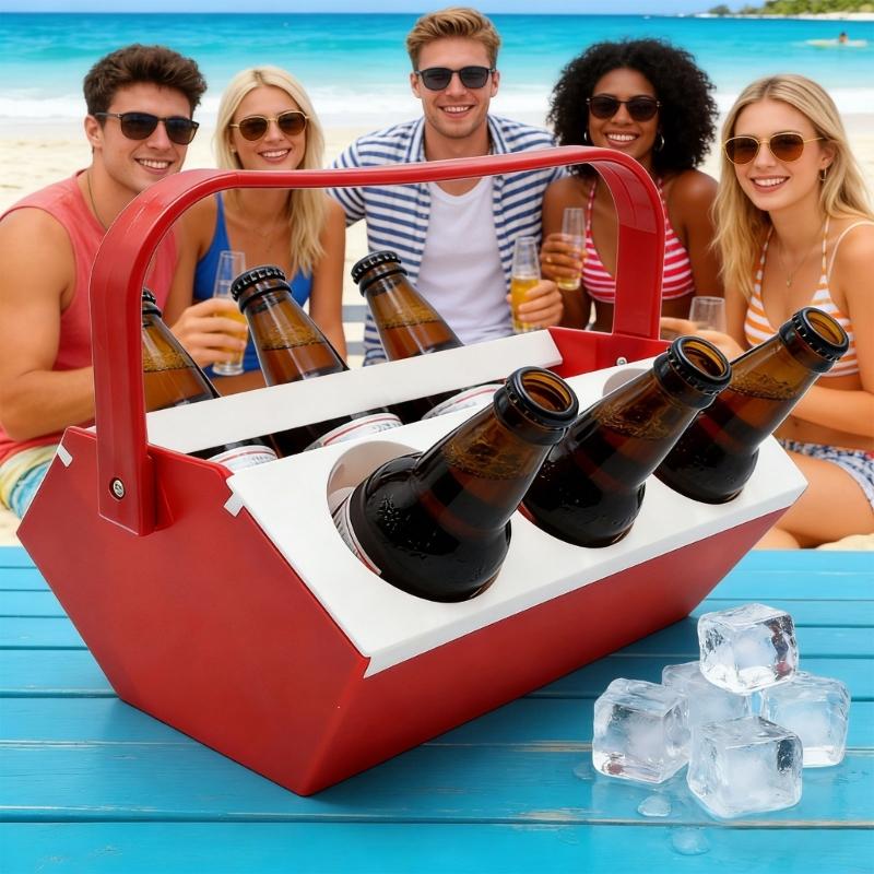 Beer Wine Zone - Контейнер для напитков с 6 отверстиями