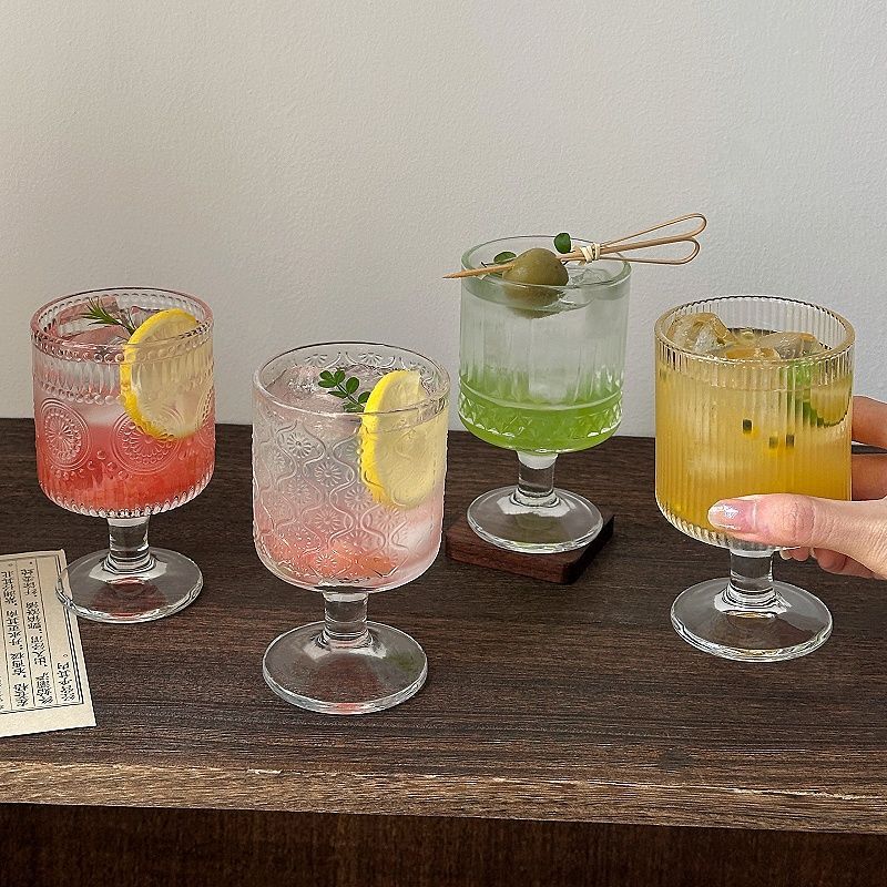 Wine Beer Mixed Drinks - Набор из 4 предметов, винтажный бокал