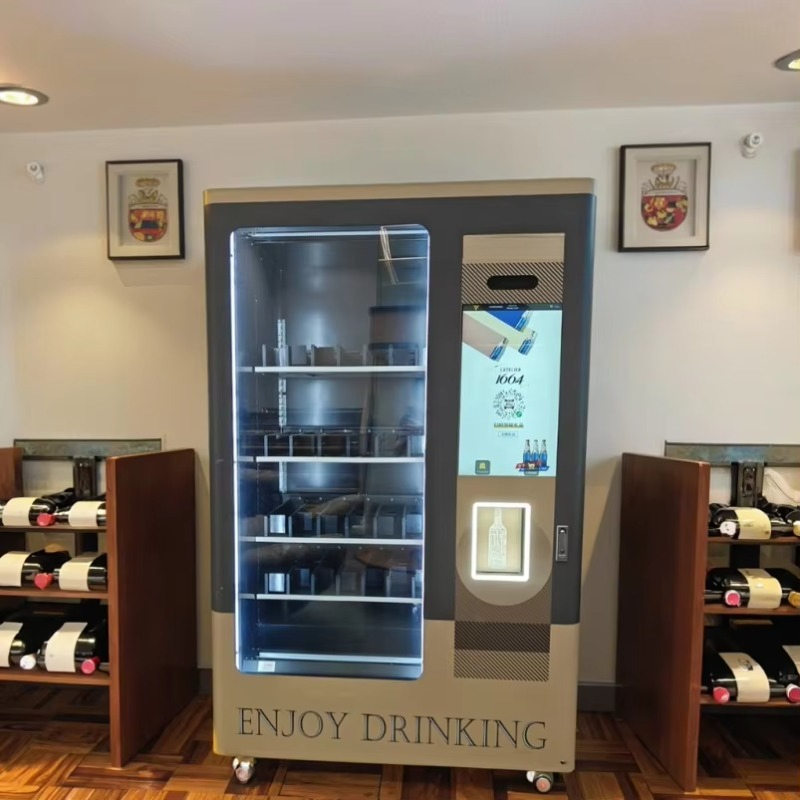 Умный торговый автомат с лифто – обзор и цена Wine Beer And