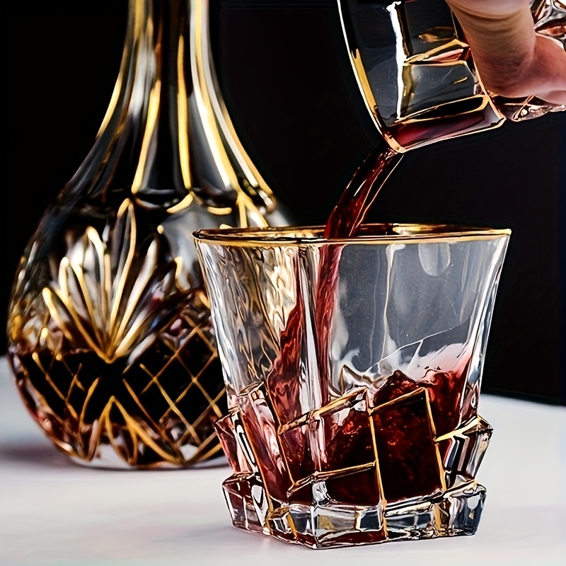 Стакан для виски с золотой лин – обзор и цена Whisky Beer And Wine