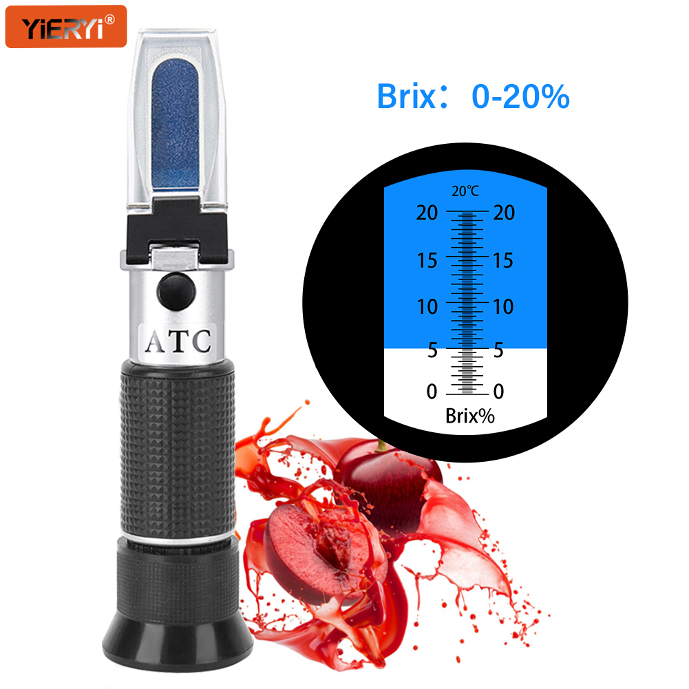 YIERYI Brix рефрактометр 0-20% – обзор и цена Wine Beer Juice